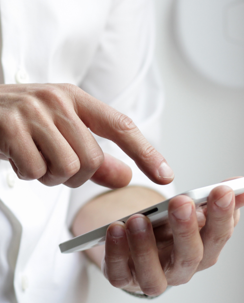 Man Holding Phone
